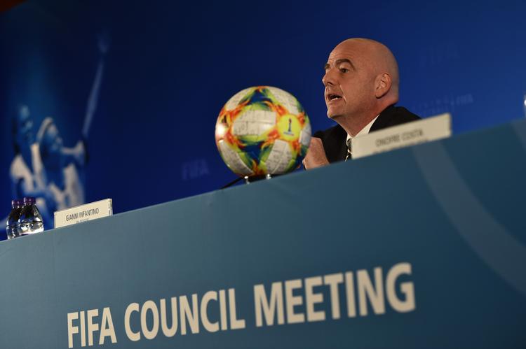 Fifa-præsident Gianni Infantino har gennem flere år arbejdet på det nye klub-VM.  Foto: Hector Retamal/Ritzau Scanpix