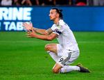 Zlatan Ibrahimovic scorede i sin måske sidste kamp for Galaxy.  Foto: Harry How/Ritzau Scanpix