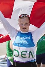 Anne-Marie Rindom ses her til OL i Rio i
2016, hvor hun fik en bronze medalje.  Foto: Brian Lindberg Jensen/POLFOTO
