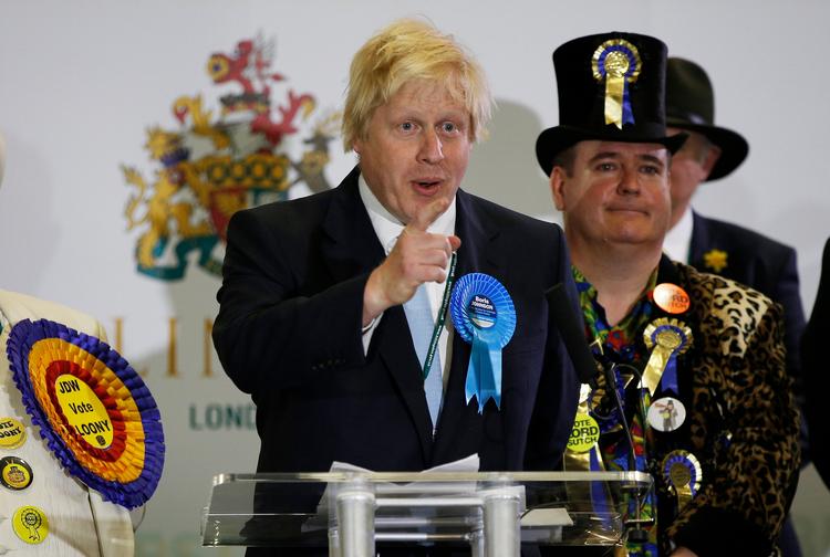 Da han endnu var borgmester i London, vandt Boris Johnson komfortabelt ude i Uxbridge and South Ruislip. Nu udfordres han af unge Ali Milani.  Foto: Peter Nicholls/Ritzau Scanpix