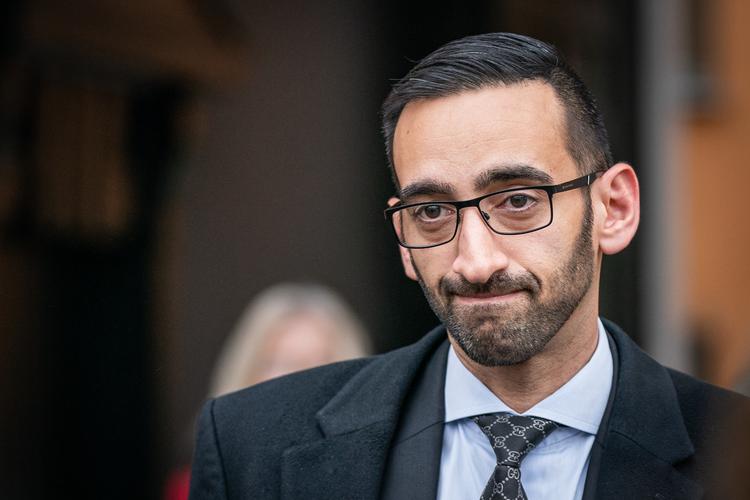 
Britta Nielsens forsvarer, 38-årige Nima Nabipour, under retssagen i Københavns Byret, hvor Britta Nielsen er tiltalt for at have stjålet 117 millioner kroner fra de offentlige kasser. 
   Foto: Niels Christian Vilmann/Ritzau Scanpix