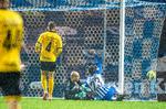 Efter 80 sekunder kom Yuri Yakovenko først på et fladt indlæg fra Joni Kauko og så var Esbjerg foran mod AC Horsens, der dog fik udlignet og et point med hjem.
   Foto: John Randeris/Ritzau Scanpix