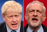 Premierminister Boris Johnson og oppositionsleder Jeremy Corbyn fra Labour. Foto: Daniel Leal-olivas, Paul Ellis/Ritzau Scanpix