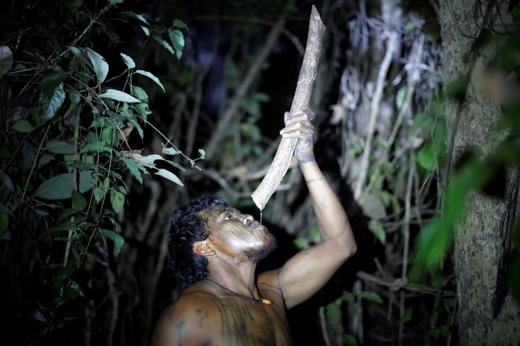 Paulo Paulino Guajajara var i 20'erne, da han blev skudt og dræbt. Han efterlader sig en søn.  Foto: Ueslei Marcelino/Ritzau Scanpix