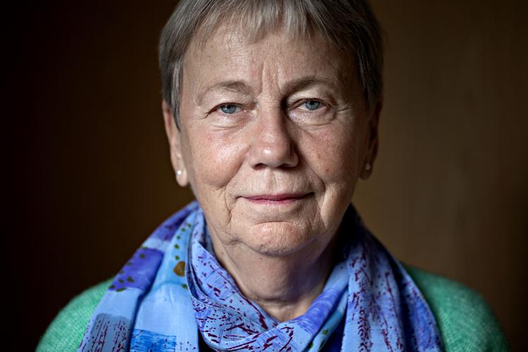 »Jeg har aldrig været i retten for noget, så det kommer som en overraskelse, at mit eget pensionsselskab stævner mig«, siger 70-årige Kirsten Thiemke. Foto: Jacob Ehrbahn/POLFOTO