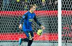 Med sit andet mål i denne sæson blev Simon Hedlund på Hany Mukhtars oplæg matchvinder i Silkeborg.   Foto: Henning Bagger/Ritzau Scanpix