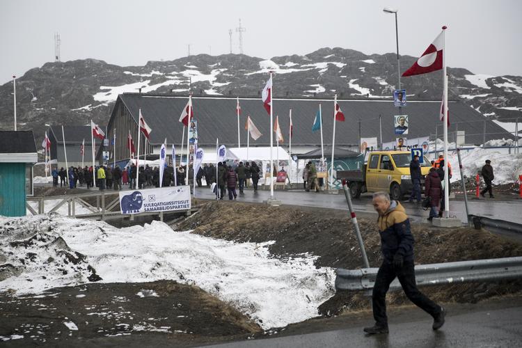 Grønland har i høj grad været i fokus i år. Foto: Louise Herrche Serup/POLFOTO