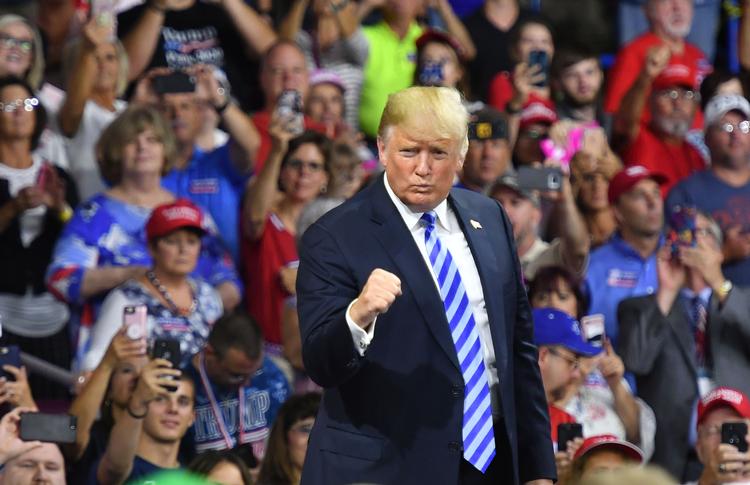 Præsident Donald Trump lovede i 2017 at trække USA ud af den globale klimaaftale. Nu er processen formelt sat i gang. Her ses han ved et vælgermøde i 2018. Foto: Mandel Ngan/Ritzau Scanpix