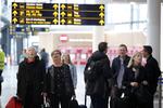 Flere passagerer mellemlander i Københavns Lufthavn, og det trak antallet af rejsende op i oktober. Foto: Jens Dresling/POLFOTO