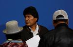 Presset på Bolivias præsident, Evo Morales, har været stort de sidste uger, hvor demonstranter har vist deres utilfredshed med det nylige valg. Nu udskriver Morales valg.  Foto: Carlos Garcia Rawlins/Ritzau Scanpix