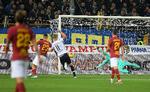 Med sit 5. mål for Parma slog Andreas Cornelius 2-0-sejren over AS Roma fast. Foto: Alberto Lingria/Ritzau Scanpix