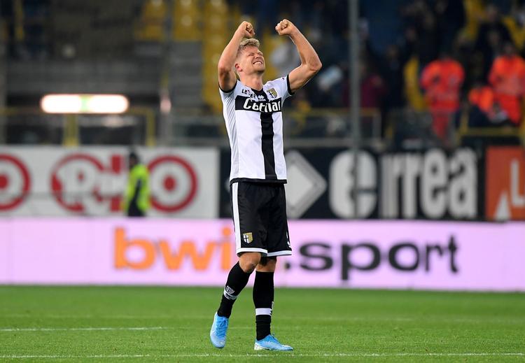 Med 4 mål i 2 Serie A-kampe er Andreas Cornelius de seneste fem ugers mest scorende danske landsholdsspiller. Foto: Alberto Lingria/Ritzau Scanpix