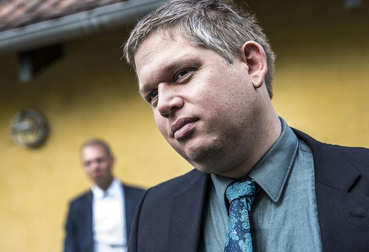 »Vi ønsker, at pressen har adgang til vores møder, vi ønsker bare ikke at blive chikanere«, siger     Rasmus Paludan. (arkivfoto) Foto: Mogens Flindt