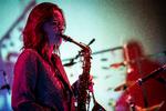 Den danske saxofonist Laura Toxværd var hovednavnet, da Klub Primi i København tirsdag havde tre navne i forskellige genrer på plakaten. Foto: Jens Hartmann Schmidt/POLFOTO