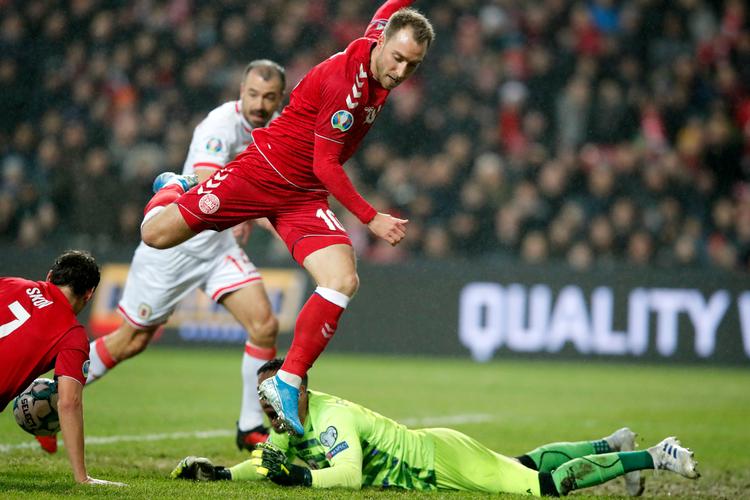 
Christian Eriksen har nu lavet 25 mål under Åge Hareide og fik mod Gibraltar styrket humøret og selvtilliden midt i en periode, hvor han ikke har det helt let i sin klub Tottenham..
   Foto: Jens Dresling/POLFOTO