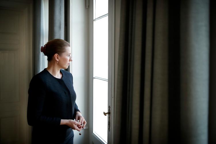 Statsminister Mette Frederiksen fotograferet på Marienborg.
   Foto: Jens Dresling/POLFOTO