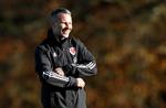 Ryan Giggs er optimistisk på vegne af sit hold, før han tirsdag aften står i spidsen det walisiske nationalmandskab i den sidste kvalifikationskamp, der med en sejr kan sikre ham sin første slutrundeplads.  Foto: Andrew Boyers/Ritzau Scanpix
