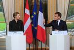 
    Statsminister  Mette Frederiksen (S) og den franske præsident Emmanuel Macron. Foto: Pool/Ritzau Scanpix