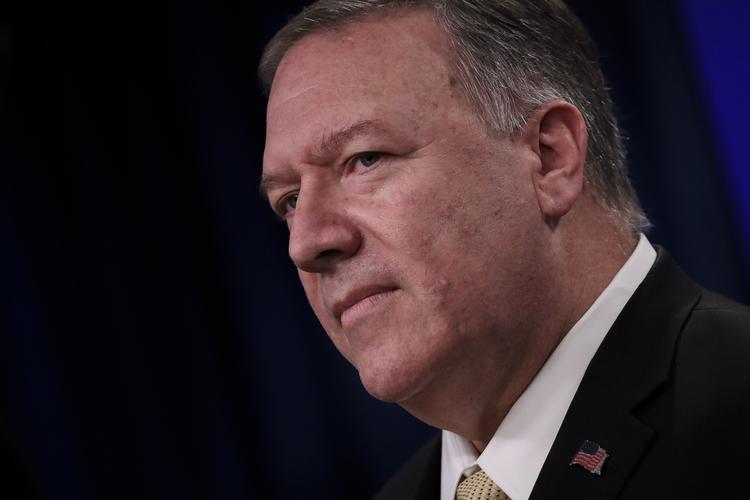 Mandagens meddelelse fra USA's udenrigsminister Mike Pompeo kan udløse nye demonstrationer og uroligheder. Foto: Drew Angerer/Ritzau Scanpix