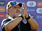 Diego Maradona var en fantastisk fodboldspiller, men han har bestemt ikke haft en lignende succes som træner.
   Foto: Alejandro Pagni/Ritzau Scanpix