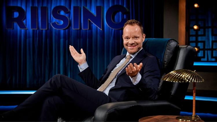 Jacob Riising har fået sig et sen aften-talkshow efter amerikansk forbillede. Foto: Kanal 5