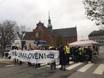 'Den Grønne Studenterbevægelse' vil have et borgerforslag med over 65.000 underskrifter skrevet ind i klimaloven. Foto: Pernille Mainz
