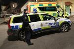 Malmø 11. november 2019. Svensk politi og redningstjeneste i Eriksfält-området, hvor et skyderi har fundet sted. Foto: Andreas Hillergren/TT/Ritzau Scanpix   Foto: 10600 Andreas Hillergren/tt/Ritzau Scanpix