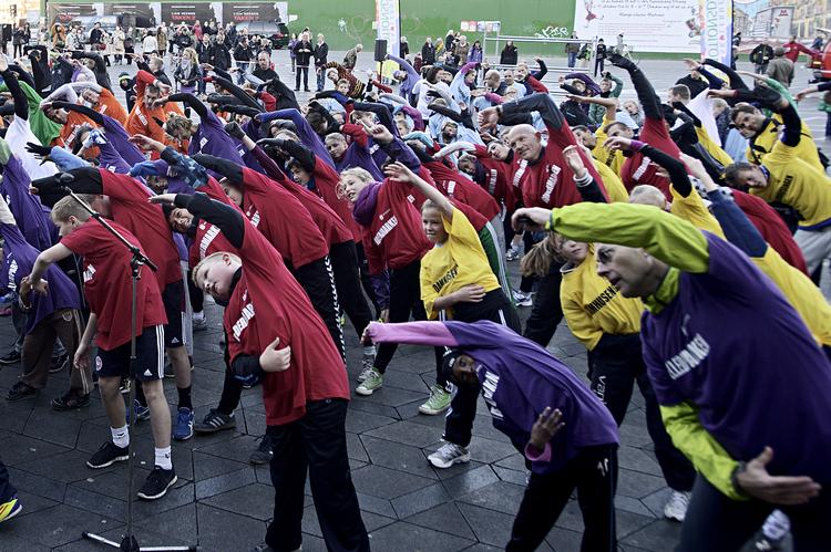 Skolernes Motionsdag er en tilbagevendende begivenhed, hvor landets skolebørn får sved på panden, men i det daglige kniber det med at bevæge sig. Foto: Marius Nyheim/POLFOTO