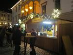 Olomouc har kælenavnet punchbyen og det med god grund. Man behøver ikke at gå ret langt på literen, før der dukker et udskænkningssted op. Foto: Poul Husted