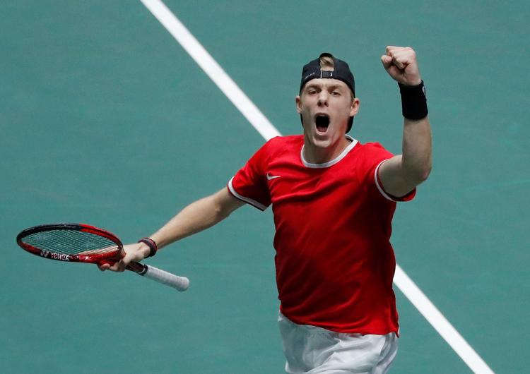 Canadas Denis Shapovalov har brilleret i løbet af denne uge i Madrid, og det har bragt ham og holdkammeraterne frem i nationens første Davis Cup-finale.
   Foto: Susana Vera/Ritzau Scanpix