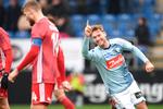 Christian Jakobsen  er efter to scoringe rmod Lyngby oppe på 6 mål i denne sæson.   Foto: Claus Fisker/Ritzau Scanpix