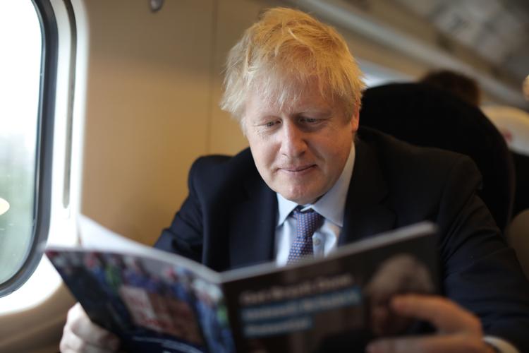 Den britiske premierminister, Boris Johnson på valgtur. Foto: Dan Kitwood/Ritzau Scanpix