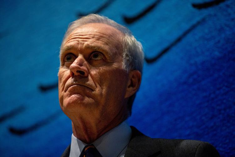  Richard V. Spencer er blevet fyret som flådeminister efter et betændt forløb. Foto: U.s. Marine Corps/sgt. Akeel Aus/Ritzau Scanpix