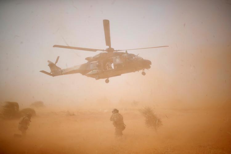 En ulykke i det nordlige Mali kostede mandag aften 13 franske soldater livet. (Arkivbillede) Foto: Benoit Tessier/Ritzau Scanpix