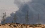 Abqaiq - et saudiarabisk olieanlæg i flammer efter et angreb, som Iran ifølge Reuters stod bag. Foto: Hamad I Mohammed/Ritzau Scanpix