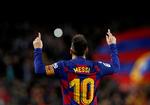 Barcelonas stjernespiller Lionel Messi kan man fremover følge på TV 2-kanaler.  Foto: Albert Gea/Ritzau Scanpix