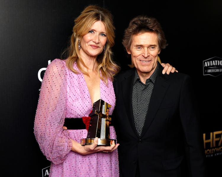 Filmen 'Marriage Story' vises i biografen Paris, som netflix har lejet i de næste 10 år. Her får skuespilleren Laura Dern en pris for sin rolle i filmen.  Foto: Danny Moloshok/Ritzau Scanpix