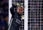 Kasper Schmeichel er manden, der dirigerer Premier Leagues bedste forsvar, der kun har lukket 9 mål ind.  Foto: Andrew Boyers/Ritzau Scanpix