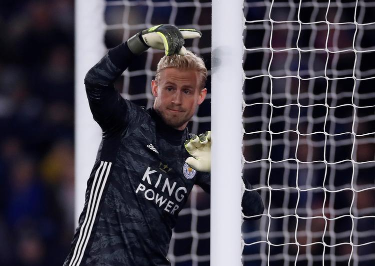 Kasper Schmeichel er manden, der dirigerer Premier Leagues bedste forsvar, der kun har lukket 9 mål ind.  Foto: Andrew Boyers/Ritzau Scanpix