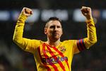 32-årige Lionel Messi scorede sit 9 ligamål i denne sæson i weekenden.  Foto: Susana Vera/Ritzau Scanpix