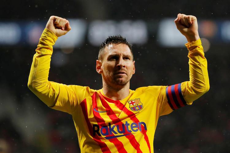 32-årige Lionel Messi scorede sit 9 ligamål i denne sæson i weekenden.  Foto: Susana Vera/Ritzau Scanpix