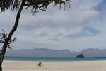 Man lever ved og af havet i Kap Verde. Og turisterne elsker de smukke palmestrande, hvor man her i Mindelo på São Vicente dog skal være bevidst om den stærke understrøm. Vil man bade med børn, skal man måske hellere tage til øen Sal.  Foto: Helene Navne