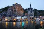 Dinant er allersmukkest set fra vestsiden af Meuse-floden Foto: Jens Henrik Nybo