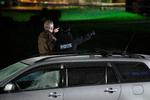 Politiet var til stede i det sydlige Malmø, efter en 25-årig mand natten til tirsdag blev skudt og efterfølgende afgik ved døden.   Foto: 50090 Johan Nilsson/tt/Ritzau Scanpix