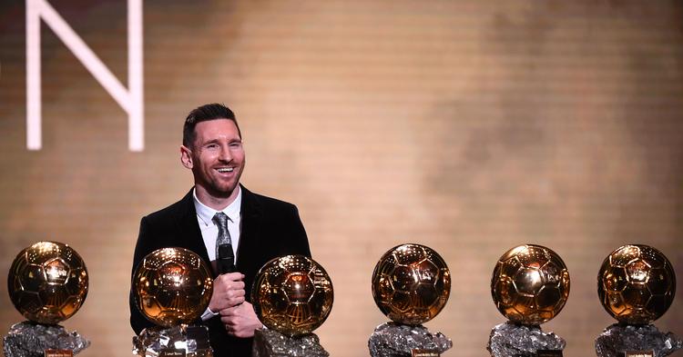   Lionel Messi  har vundet prisen i 2009, 2010, 2011, 2012, 2015 og  2019 - og er blevet nummer to i  2008, 2013, 2014, 2016 og 2017 Foto: Franck Fife/Ritzau Scanpix