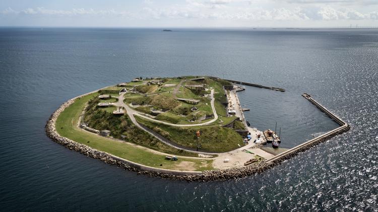 Middelgrundsfortet også kendt som 'Ungdomsøen'. Foto: Jens Dresling/POLFOTO