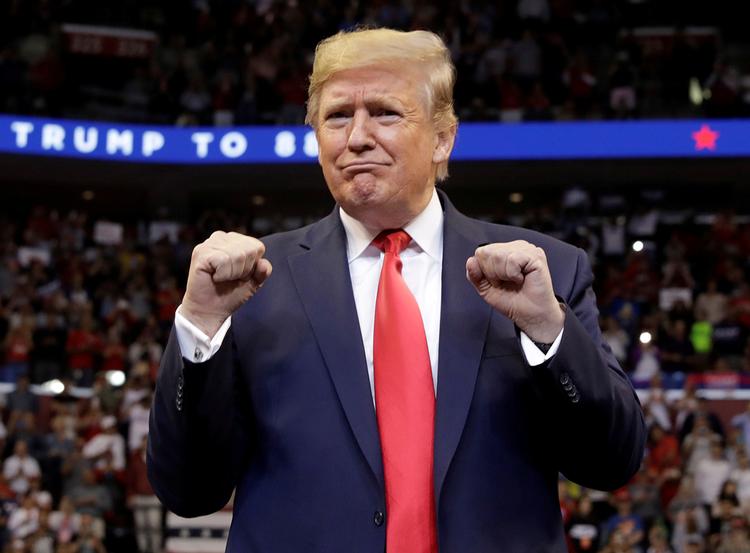 Republikanerne fremlægger over 123 sider, hvorfor de ikke mener, at der er grundlag for en rigsretssag mod præsident Donald Trump. Et forsøg på at påvirke og trætte republikanske og tvivlende vælgere, mener ekspert.
   Foto: Yuri Gripas/Ritzau Scanpix