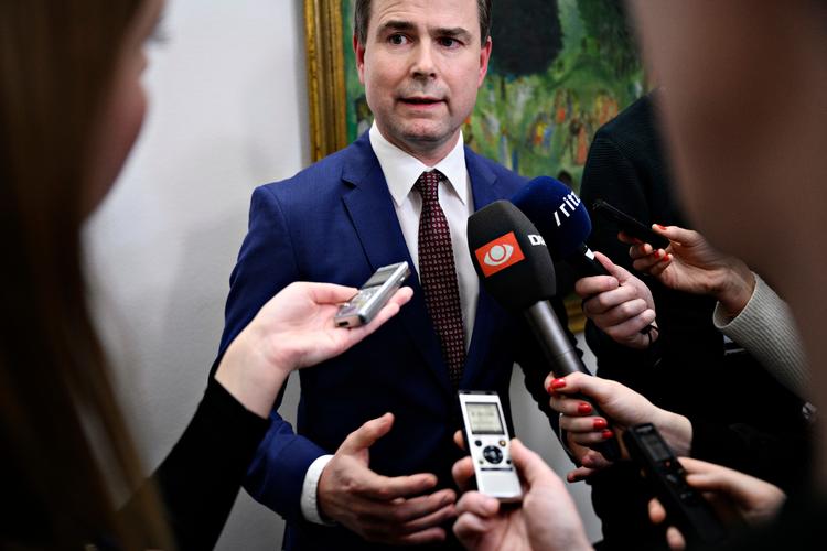 Finansminister Nicolai Wammen taler med pressen efter Regeringen, Enhedslisten, SF, Radikale og Alternativet mandag aften præsenterede en aftale om finansloven 2020 i Finansministeriet.. (Foto: Philip Davali/Ritzau Scanpix) Foto: Philip Davali/Ritzau Scanpix