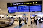 Bagageportører fra firmaet Menzies, der blandt andet servicerer Norwegian, er gået til fagligt møde. Foto: Finn Frandsen/POLFOTO