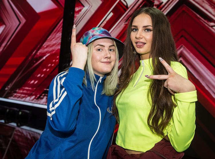 'X Factor'-deltagerne Maria & Bea står bag årets næstmest sete musikvideo på YouTube.   Foto: Mogens Flindt